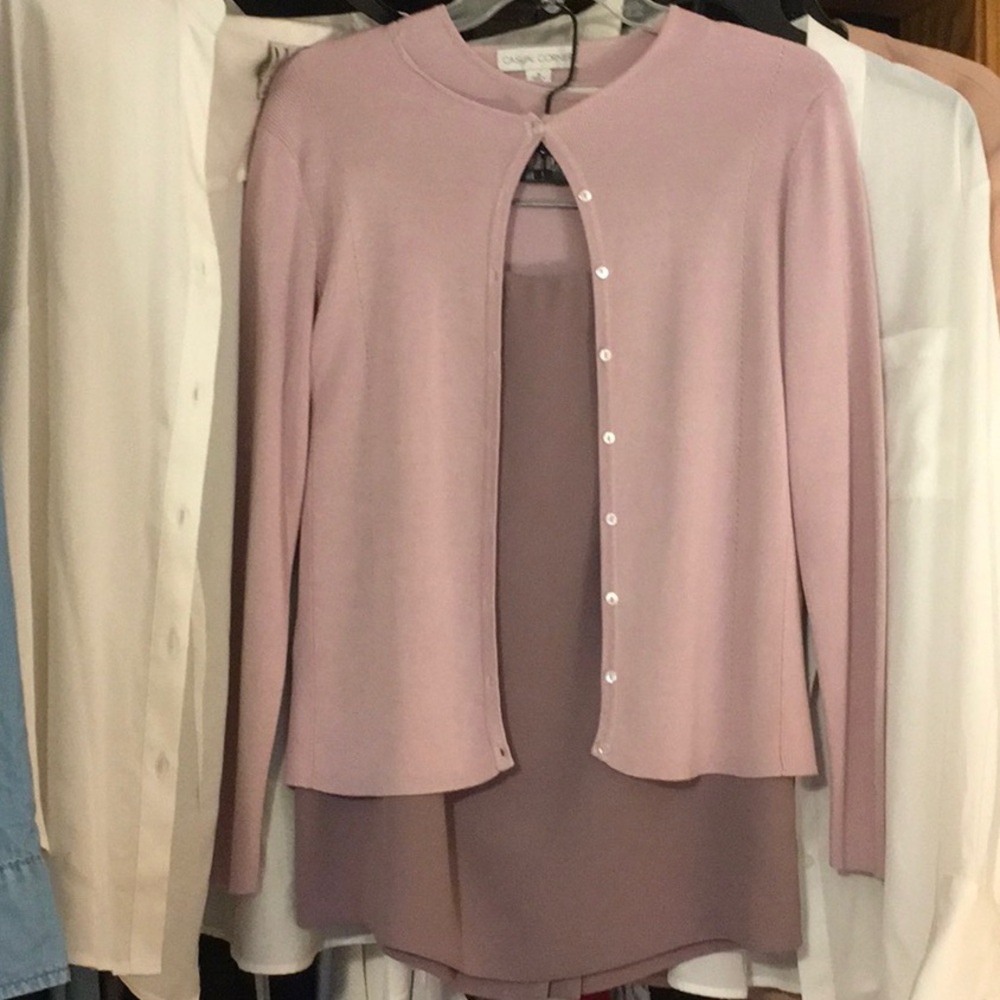 Casual Corner skirt w cardigan